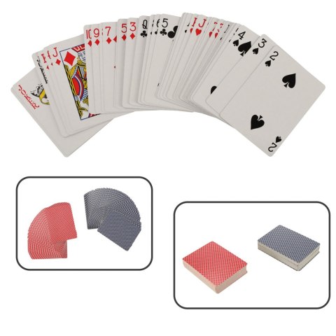 Poker zestaw do gry w walizce 500 żetonów 2 talie kart Poker zestaw do gry w walizce 500 żetonów 2 talie kart