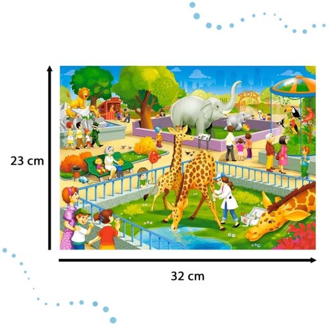 Puzzle układanka 60el. Zwierzęta safari zoo 5+ CASTORLAND Puzzle układanka 60el. Zwierzęta safari zoo 5+ CASTORLAND