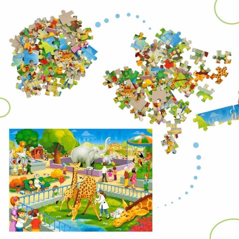 Puzzle układanka 60el. Zwierzęta safari zoo 5+ CASTORLAND Puzzle układanka 60el. Zwierzęta safari zoo 5+ CASTORLAND