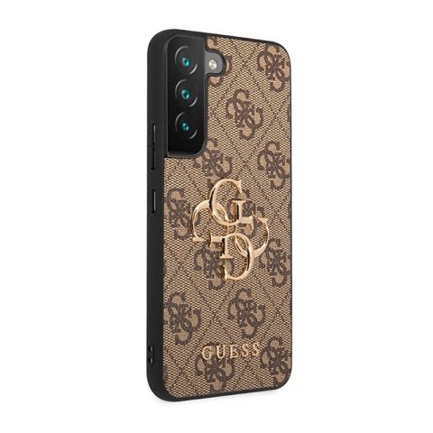 Guess 4G Big Metal Logo - Etui Samsung Galaxy S23 (brązowy) Guess 4G Big Metal Logo - Etui Samsung Galaxy S23 (brązowy)