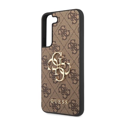 Guess 4G Big Metal Logo - Etui Samsung Galaxy S23 (brązowy) Guess 4G Big Metal Logo - Etui Samsung Galaxy S23 (brązowy)