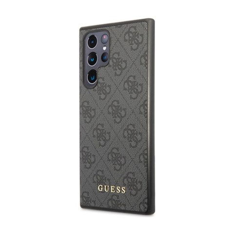 Guess 4G Metal Gold Logo - Etui Samsung Galaxy S24 Ultra (czarny) Guess 4G Metal Gold Logo - Etui Samsung Galaxy S24 Ultra (czarny)