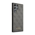 Guess 4G Metal Gold Logo - Etui Samsung Galaxy S24 Ultra (czarny)