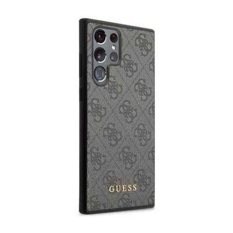 Guess 4G Metal Gold Logo - Etui Samsung Galaxy S24 Ultra (czarny) Guess 4G Metal Gold Logo - Etui Samsung Galaxy S24 Ultra (czarny)