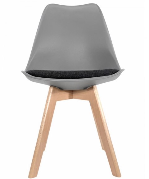 Krzesło skandynawskie MONZA LIGHT GREY - Black Fabric II Krzesło skandynawskie MONZA LIGHT GREY - Black Fabric II