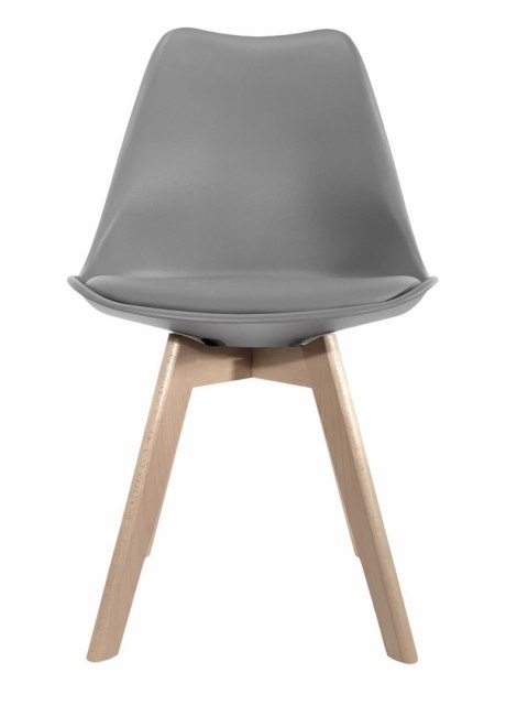 Krzesło skandynawskie MONZA LIGHT GREY PU Krzesło skandynawskie MONZA LIGHT GREY PU