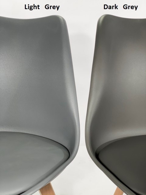 Krzesło skandynawskie MONZA LIGHT GREY PU Krzesło skandynawskie MONZA LIGHT GREY PU