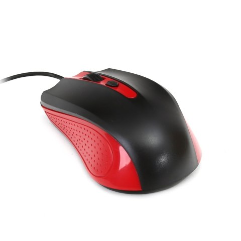 Mysz OMEGA optyczna 1600dpi USB czarno-czerwona (41790) Mysz OMEGA optyczna 1600dpi USB czarno-czerwona (41790)
