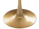 Stół okrągły VICTORY WHITE 70 cm GOLD
