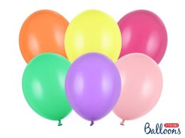 Balony lateksowe Strong, Kolorowe, Pastel Mix, 30 cm, 100 szt.