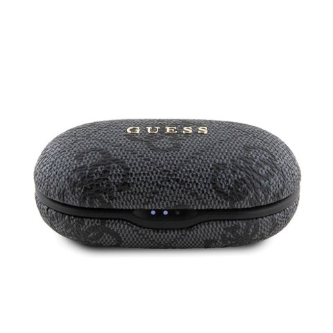 Guess 4G Metal Logo - Słuchawki Bluetooth TWS ENC + etui ładujące (czarny) Guess 4G Metal Logo - Słuchawki Bluetooth TWS ENC + etui ładujące (czarny)
