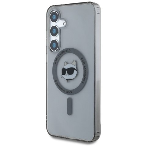 Karl Lagerfeld Button Choupette Head Printed Logo MagSafe - Etui Samsung Galaxy S25+ (czarny) Karl Lagerfeld Button Choupette Head Printed Logo MagSafe - Etui Samsung Galaxy S25+ (czarny)