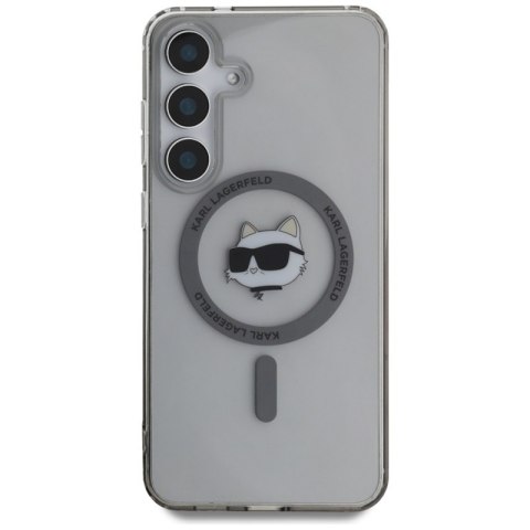 Karl Lagerfeld Button Choupette Head Printed Logo MagSafe - Etui Samsung Galaxy S25+ (czarny) Karl Lagerfeld Button Choupette Head Printed Logo MagSafe - Etui Samsung Galaxy S25+ (czarny)