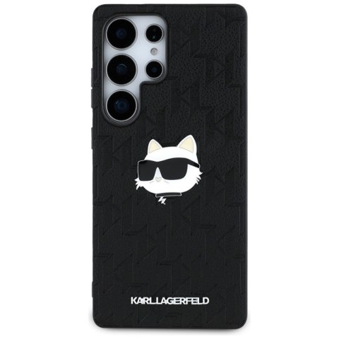 Karl Lagerfeld Leather Monogram Pin Logo Choupette Head - Etui Samsung Galaxy S25 Ultra (czarny) Karl Lagerfeld Leather Monogram Pin Logo Choupette Head - Etui Samsung Galaxy S25 Ultra (czarny)