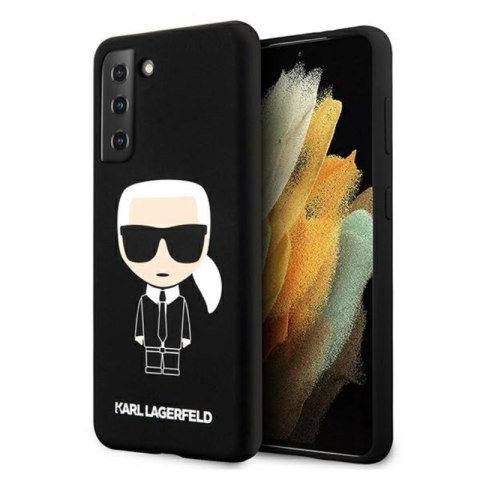 Karl Lagerfeld Fullbody Silicone Iconic - Etui Samsung Galaxy S21+ (Czarny) Karl Lagerfeld Fullbody Silicone Iconic - Etui Samsung Galaxy S21+ (Czarny)