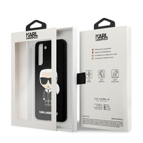 Karl Lagerfeld Fullbody Silicone Iconic - Etui Samsung Galaxy S21+ (Czarny) Karl Lagerfeld Fullbody Silicone Iconic - Etui Samsung Galaxy S21+ (Czarny)