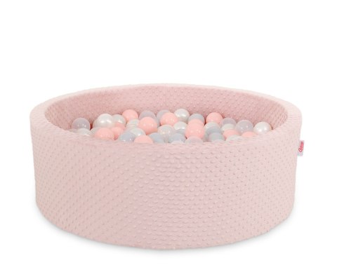 Suchy basen minky H-30 cm z piłkami 200szt.- brudny róż Suchy basen minky H-30 cm z piłkami 200szt.- brudny róż