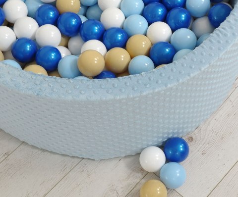 Suchy basen minky H-30 cm z piłkami 200szt.- misty blue Suchy basen minky H-30 cm z piłkami 200szt.- misty blue
