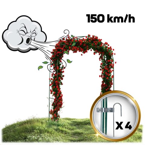 Pergola ogrodowa łuk 240 cm Plonos PL-990 Pergola ogrodowa łuk 240 cm Plonos PL-990