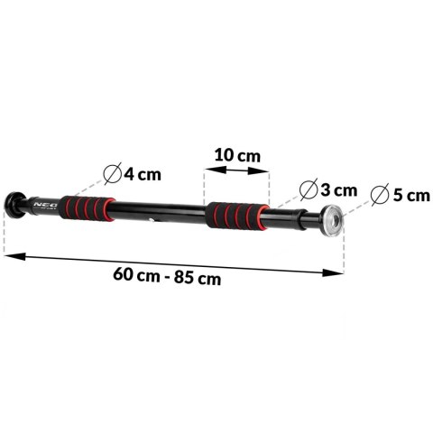 Drążek do podciągania rozporowy 60-85 cm NS-310 Drążek do podciągania rozporowy 60-85 cm NS-310
