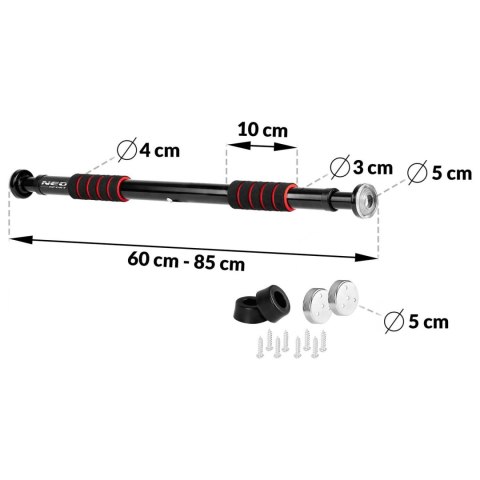 Drążek do podciągania rozporowy 60-85 cm NS-310 Drążek do podciągania rozporowy 60-85 cm NS-310