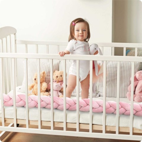 Otulacz do łóżeczka Ricokids 3m - różowy Otulacz do łóżeczka Ricokids 3m - różowy