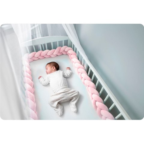 Otulacz do łóżeczka Ricokids 3m - różowy Otulacz do łóżeczka Ricokids 3m - różowy