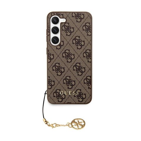 Guess 4G Charms Collection - Etui Samsung Galaxy S24+ (brązowy) Guess 4G Charms Collection - Etui Samsung Galaxy S24+ (brązowy)