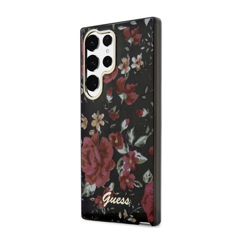 Guess Flower Collection - Etui Samsung Galaxy S23 Ultra (khaki) Guess Flower Collection - Etui Samsung Galaxy S23 Ultra (khaki)