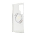 Guess IML Flowers Wreath MagSafe - Etui Samsung Galaxy S24 Ultra (przezroczysty)