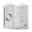 Guess IML Flowers Wreath MagSafe - Etui Samsung Galaxy S24 Ultra (przezroczysty)