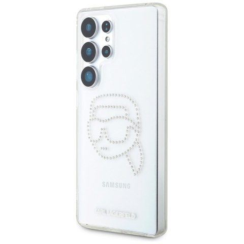 Karl Lagerfeld Rhinestones Karl Head Logo - Etui Samsung Galaxy S25 Ultra (przezroczysty) Karl Lagerfeld Rhinestones Karl Head Logo - Etui Samsung Galaxy S25 Ultra (przezroczysty)