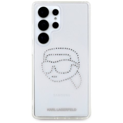 Karl Lagerfeld Rhinestones Karl Head Logo - Etui Samsung Galaxy S25 Ultra (przezroczysty) Karl Lagerfeld Rhinestones Karl Head Logo - Etui Samsung Galaxy S25 Ultra (przezroczysty)