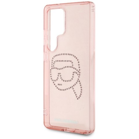 Karl Lagerfeld Rhinestones Karl Head Logo - Etui Samsung Galaxy S25 Ultra (różowy) Karl Lagerfeld Rhinestones Karl Head Logo - Etui Samsung Galaxy S25 Ultra (różowy)