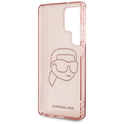 Karl Lagerfeld Rhinestones Karl Head Logo - Etui Samsung Galaxy S25 Ultra (różowy) Karl Lagerfeld Rhinestones Karl Head Logo - Etui Samsung Galaxy S25 Ultra (różowy)