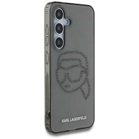 Karl Lagerfeld Rhinestones Karl Head Logo - Etui Samsung Galaxy S25 (czarny) Karl Lagerfeld Rhinestones Karl Head Logo - Etui Samsung Galaxy S25 (czarny)