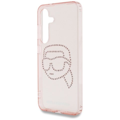 Karl Lagerfeld Rhinestones Karl Head Logo - Etui Samsung Galaxy S25 (różowy) Karl Lagerfeld Rhinestones Karl Head Logo - Etui Samsung Galaxy S25 (różowy)