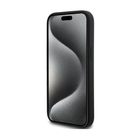 Karl Lagerfeld Silicone Karl Script - Etui iPhone 15 (czarny) Karl Lagerfeld Silicone Karl Script - Etui iPhone 15 (czarny)