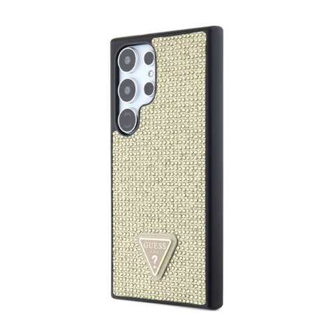 Guess Rhinestone Triangle - Etui Samsung Galaxy S24 Ultra (złoty) Guess Rhinestone Triangle - Etui Samsung Galaxy S24 Ultra (złoty)