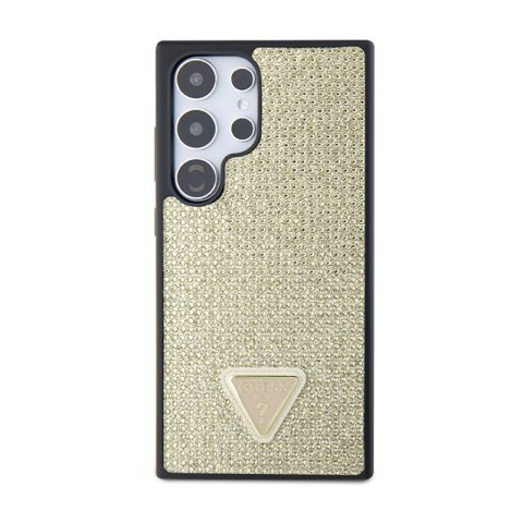 Guess Rhinestone Triangle - Etui Samsung Galaxy S24 Ultra (złoty) Guess Rhinestone Triangle - Etui Samsung Galaxy S24 Ultra (złoty)
