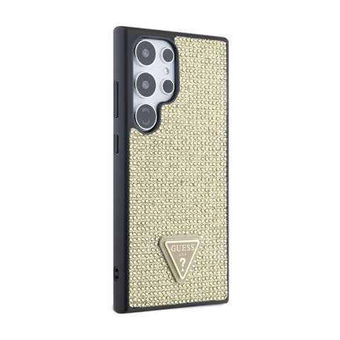 Guess Rhinestone Triangle - Etui Samsung Galaxy S24 Ultra (złoty) Guess Rhinestone Triangle - Etui Samsung Galaxy S24 Ultra (złoty)