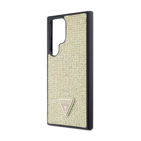 Guess Rhinestone Triangle - Etui Samsung Galaxy S24 Ultra (złoty) Guess Rhinestone Triangle - Etui Samsung Galaxy S24 Ultra (złoty)