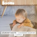 KOC AŻUROWY MOLI JASNY SZARY