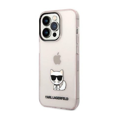 Karl Lagerfeld Choupette Body - Etui iPhone 14 Pro Max (różowy) Karl Lagerfeld Choupette Body - Etui iPhone 14 Pro Max (różowy)