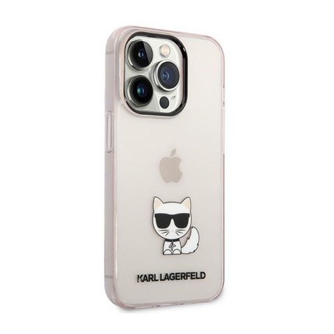 Karl Lagerfeld Choupette Body - Etui iPhone 14 Pro Max (różowy) Karl Lagerfeld Choupette Body - Etui iPhone 14 Pro Max (różowy)
