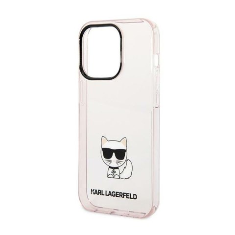 Karl Lagerfeld Choupette Body - Etui iPhone 14 Pro Max (różowy) Karl Lagerfeld Choupette Body - Etui iPhone 14 Pro Max (różowy)