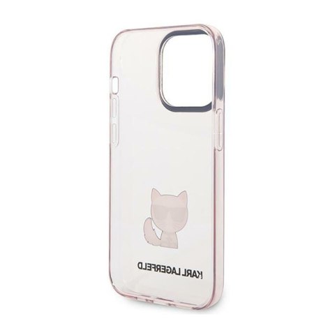 Karl Lagerfeld Choupette Body - Etui iPhone 14 Pro Max (różowy) Karl Lagerfeld Choupette Body - Etui iPhone 14 Pro Max (różowy)
