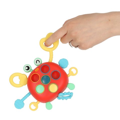 Gryzak dla dzieci zabawka sensoryczna montessori krab Gryzak dla dzieci zabawka sensoryczna montessori krab