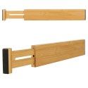 Organizer do szuflady bambusowy separator regulowany na sztućce narzedzia 43cm 1 sztuka
