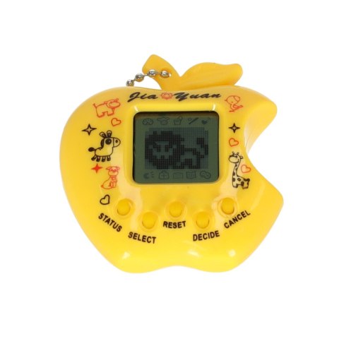 Tamagotchi gra elektroniczna dla dzieci jabłko żółte Tamagotchi gra elektroniczna dla dzieci jabłko żółte